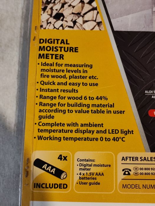 Aparat măsurare umiditate Workzone EM4807 nou sigilat