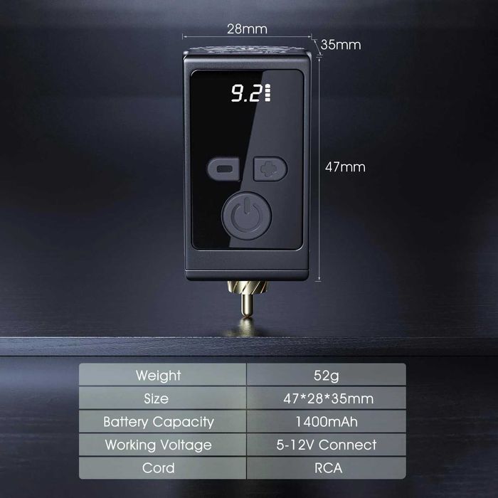 NOU - un clasic. Aparat de tatuat Bronc V9, motor elvețian + baterie