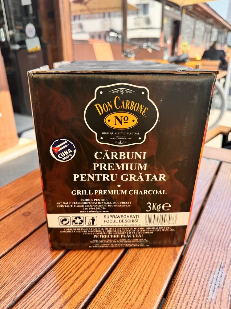 Carbuni de gratar Premium 3 kg. Made in Cuba pret 35 ron