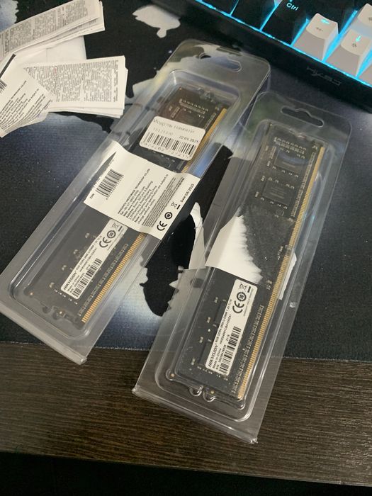 Продам озу ddr4-2666  2 слота  8gd