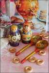 Матрьошки, руски лъжици