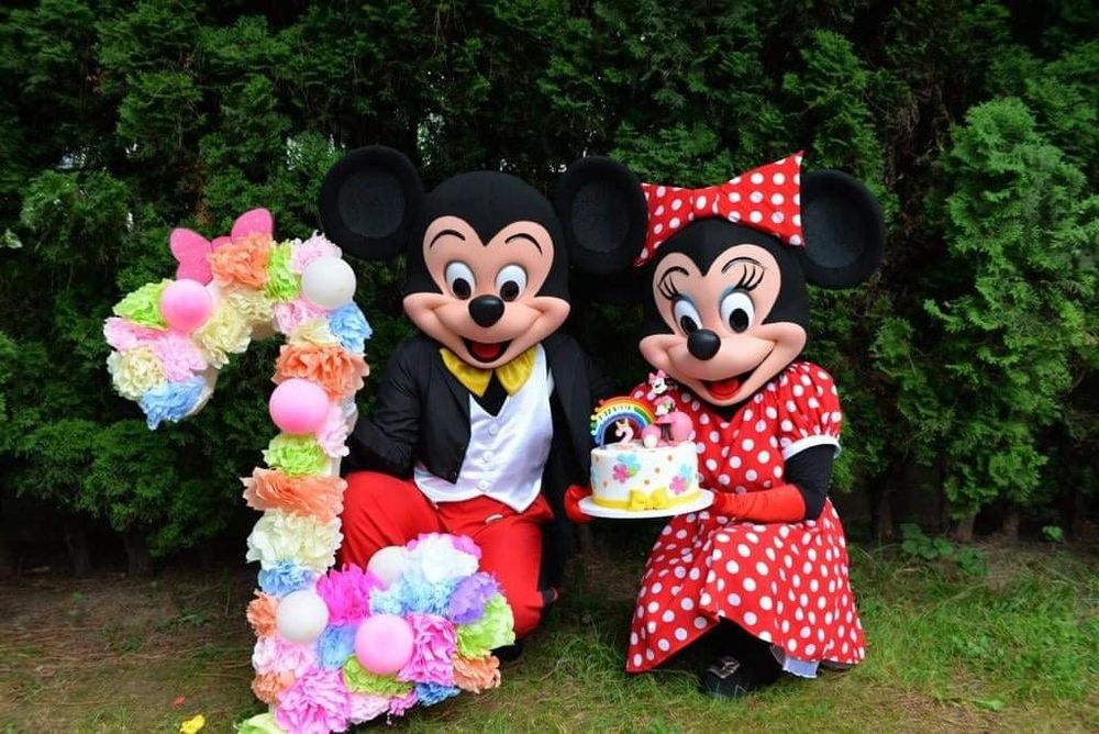 Oglinda foto, oglinda magica, 360 video booth, Mascote Mickey & Minnie