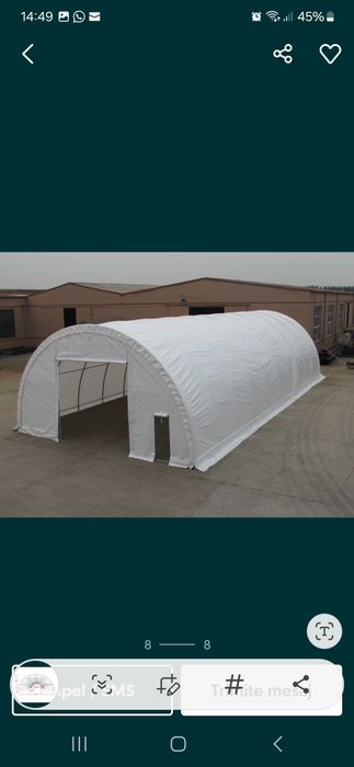 Hala 9.14 x 20 m semirotund tip cort 9x20 . 180 mp