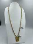 Lant aur 14k 30.77g 50cm #44158 pandant aur 18k 8.20g #44158