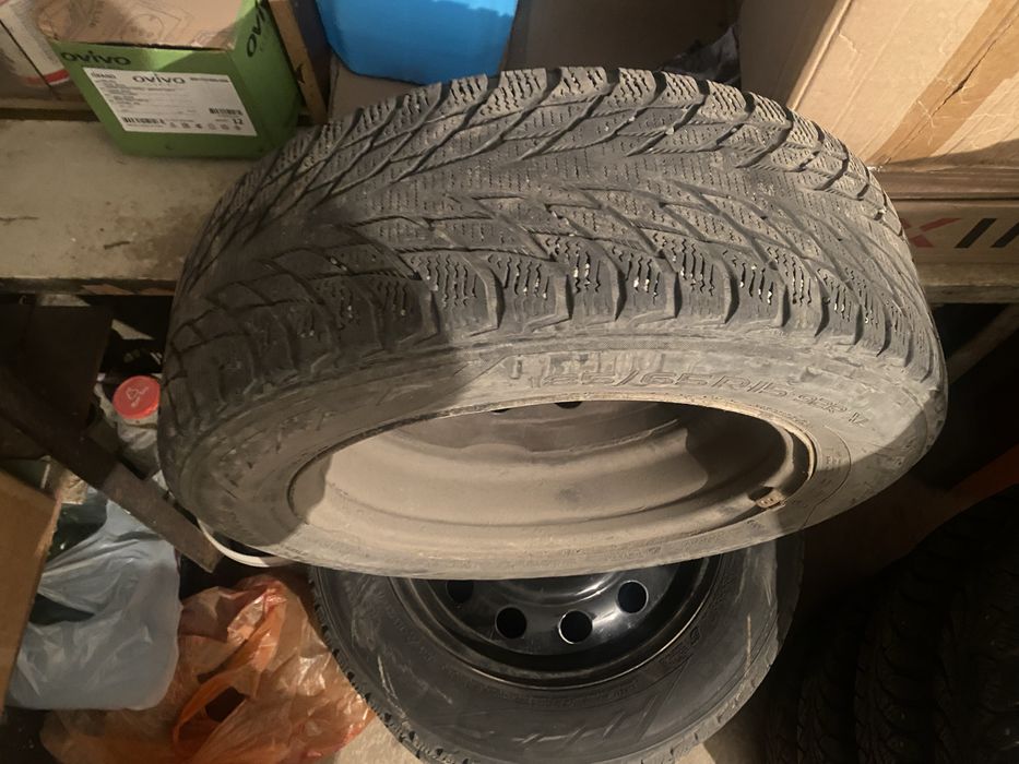 Резина бу с дисками и колпаками