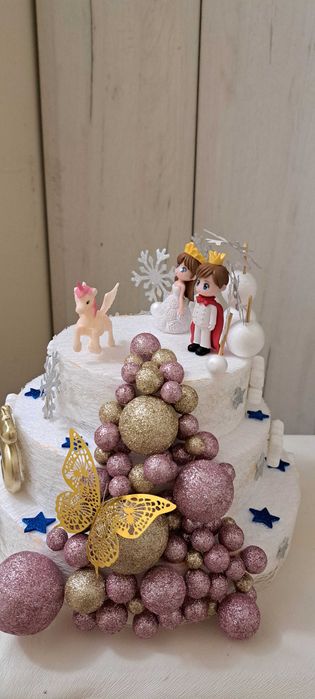 Бутафорна торта за дете/близнаци