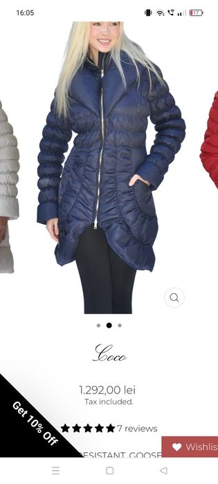 Ciao Milano Coco Geaca parka puffer XL