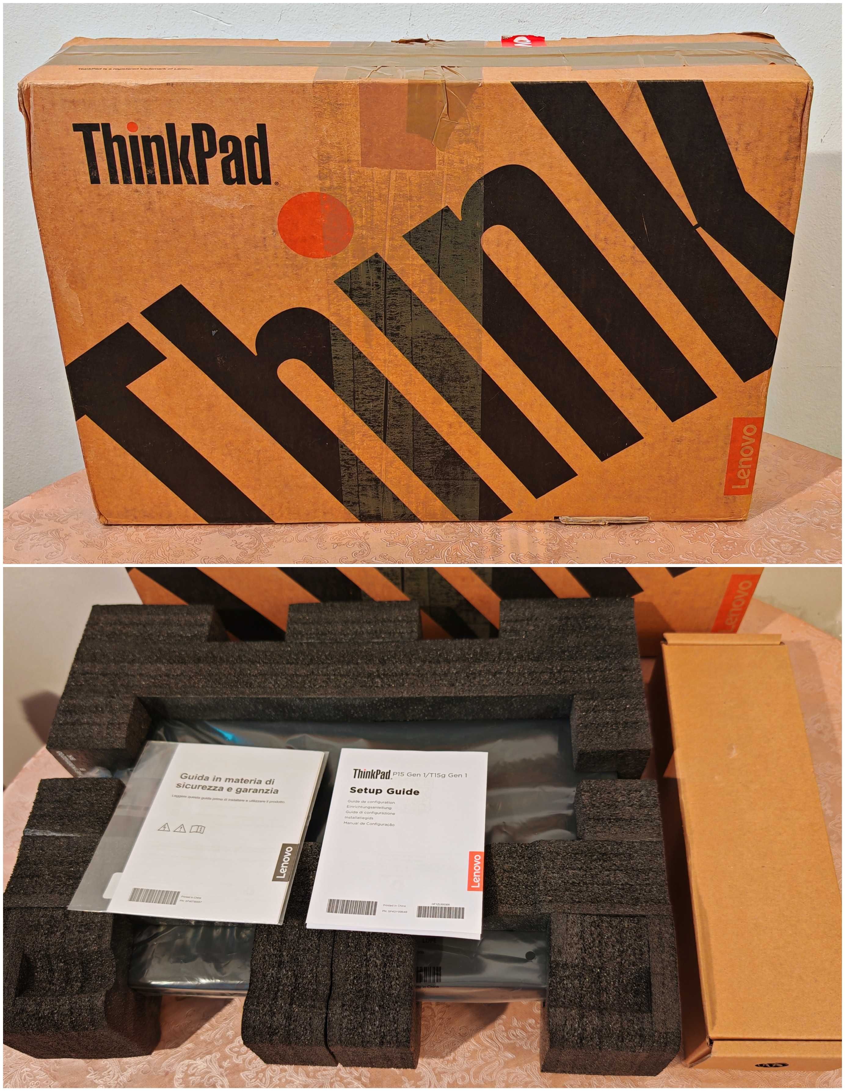 4K 100% Adobe/Core i7-10850H/16G RAM/512 SSD/Quadro T1000/ThinkPad P15
