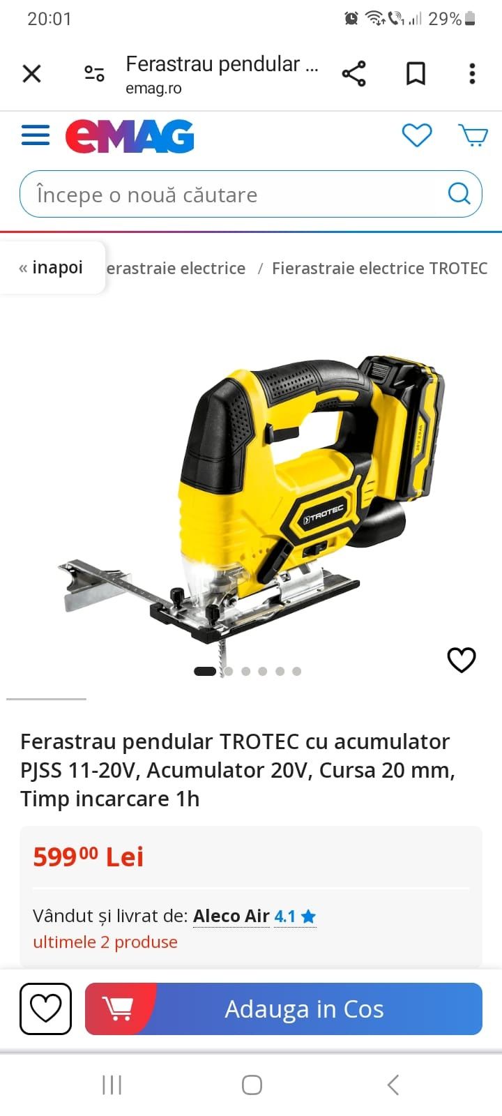 Set ferestrau pe acumulator+roto percutor