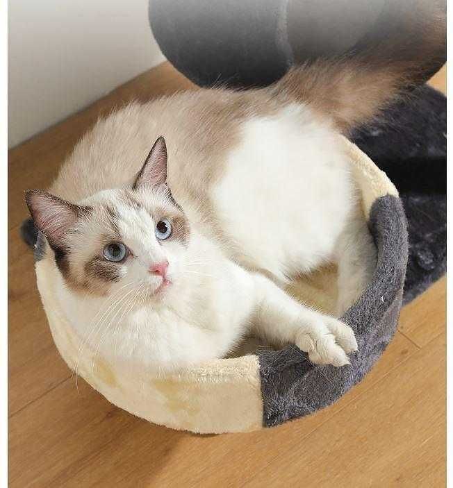 Катерушка за котки Safari – Бежова, 53 см