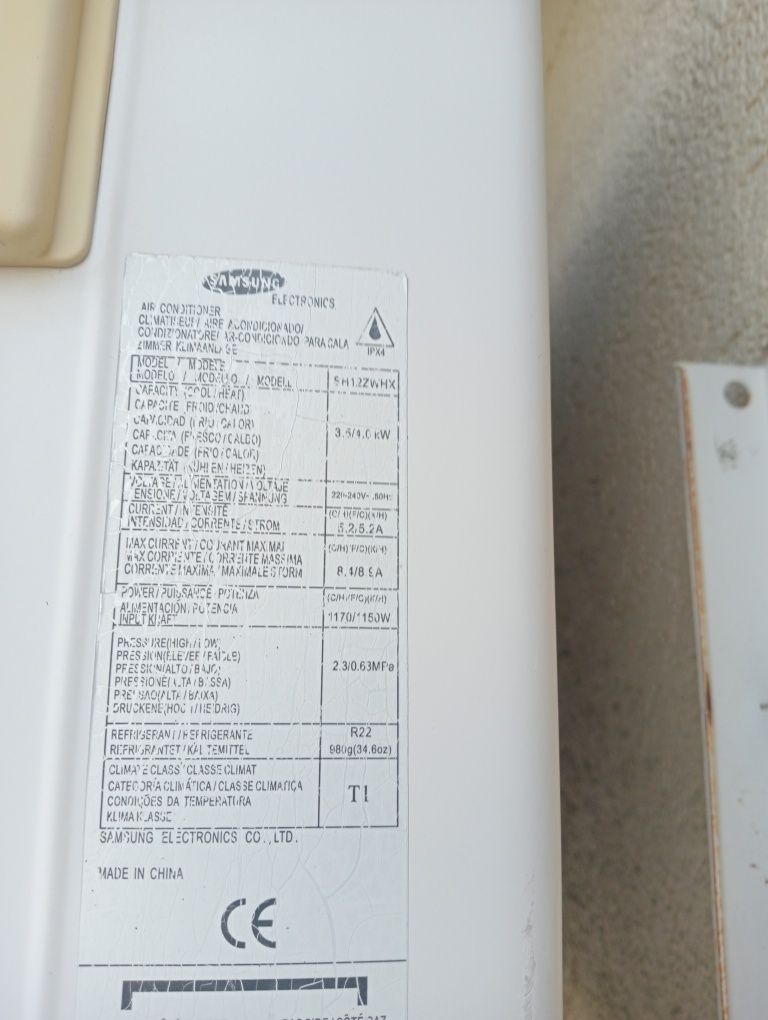 Unitate exterioară aer condiționat Samsung