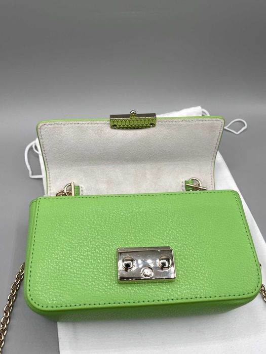Чанта Furla Metropolis зелена wasabi