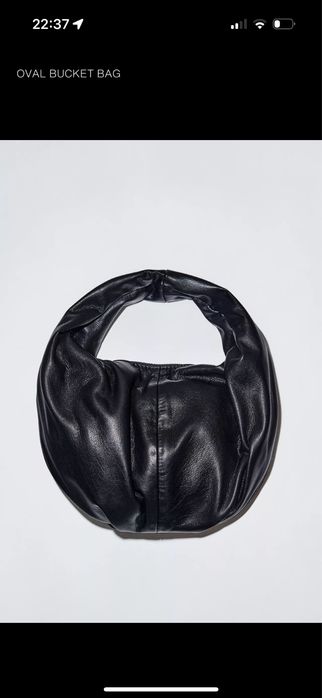 Черна стилна чанта от ZARA