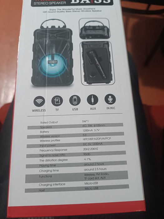 Продам блютуз колонку Soonbox S6