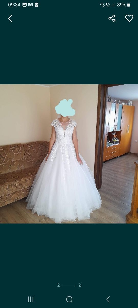 De vânzare rochie de mireasă