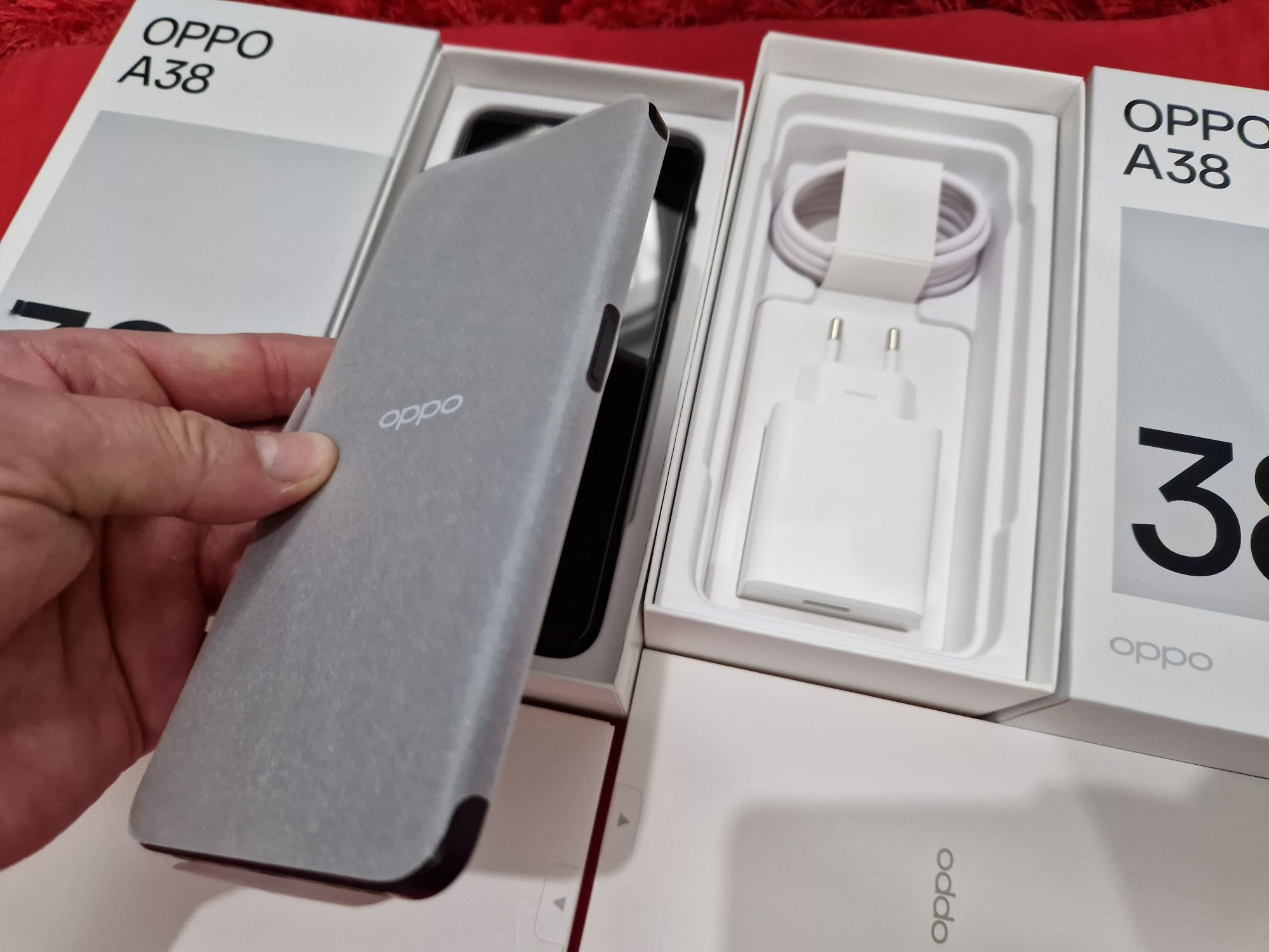 -Oppo A38, Nou,  Nefolosit, 128Gb, 4Ram, 0 cicluri incarcare, Sigilat,