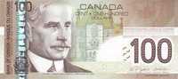 Bancnota CANADA - 100 dolari 2005 - P105b - stare f. buna (aUNC)