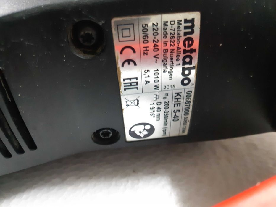 Rotopercutor sds max Metabo KHE 5-40