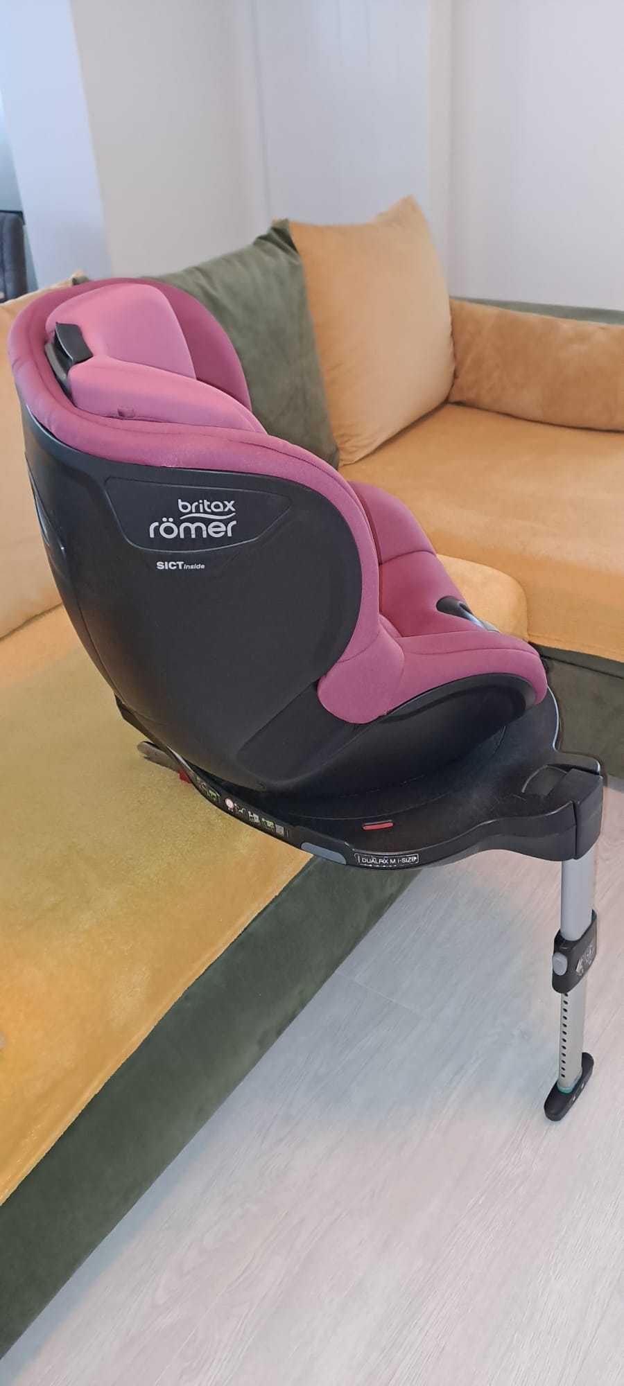Scaun auto rotativ pentru copii Dualfix M I-Size 105 cm, Britax Romer