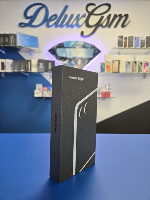 Samsung Z Flip7 / sigilat / 512 GB / Jet Black / Blue Shadow /DeluxGSM