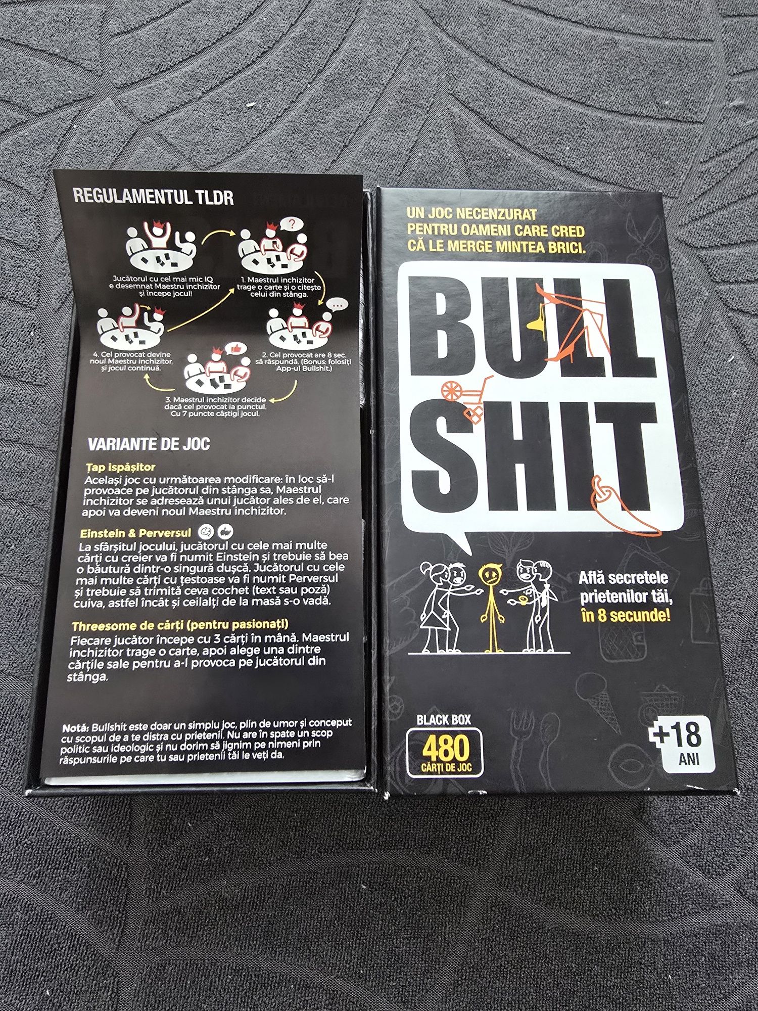 Vând joc de cărți Bullshit (RO)