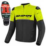 Мъжко двуслойно текстилно мотоциклетно  мото яке SHIMA DRIFT FLUO