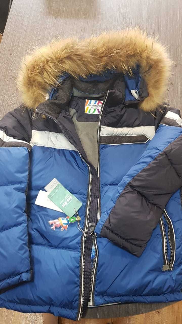 Куртка зимняя, био-пух, размер 13А/рост 158. Snowimage junior.
