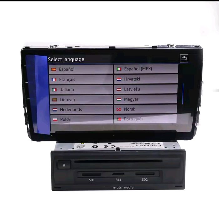 Vând Mib2.5 Unitate multimedia 5F Display 9.2 Vw Rama adaptoare, usb,