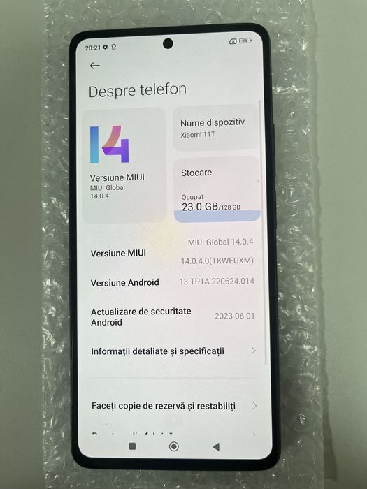 Xiaomi Mi 11T Dual Sim 128GB Black ID-mnq781