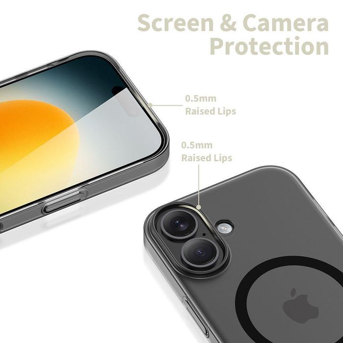 Калъф tech-protect magslim magsafe за iphone 17 в матово черно