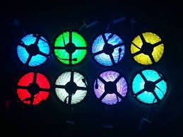 Свето-диодная LED лента RGB меняет цвета 12 вольт и есть др. варианты