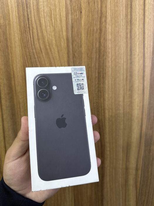 iPhone 16 black 128gb new