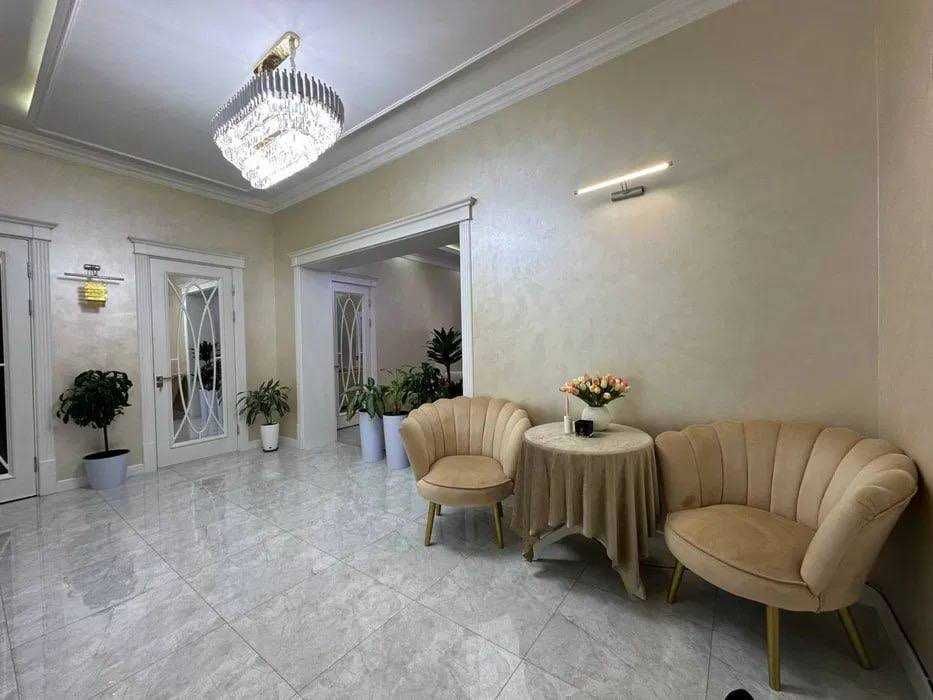 ул.Чехова кафе БОН м.Ойбек новостройка 3-комн 7/8 130 м² ремонт мебель