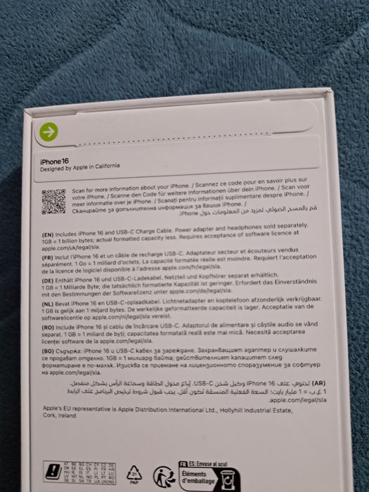 iPhone16 128 gb NOU SIGILAT