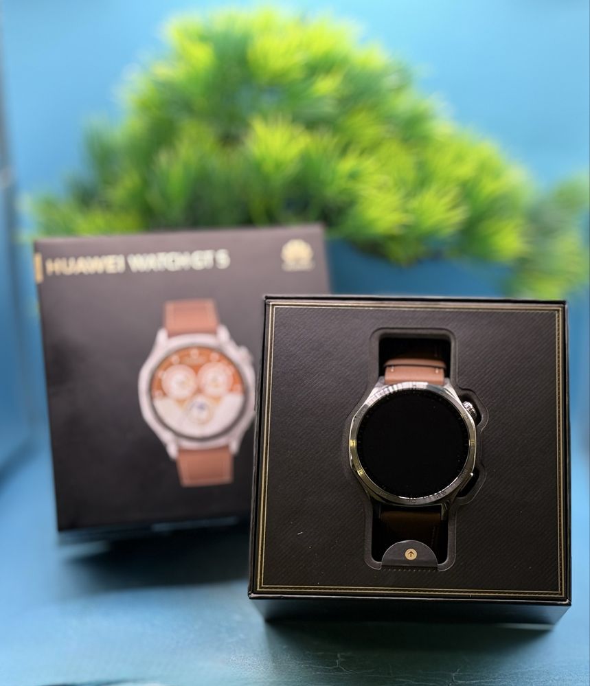 НОВ!!! Смарт часовник Huawei Watch GT 5, 46mm, Brown Leather