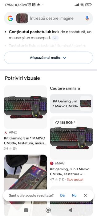 Vând Kit Gaming nou