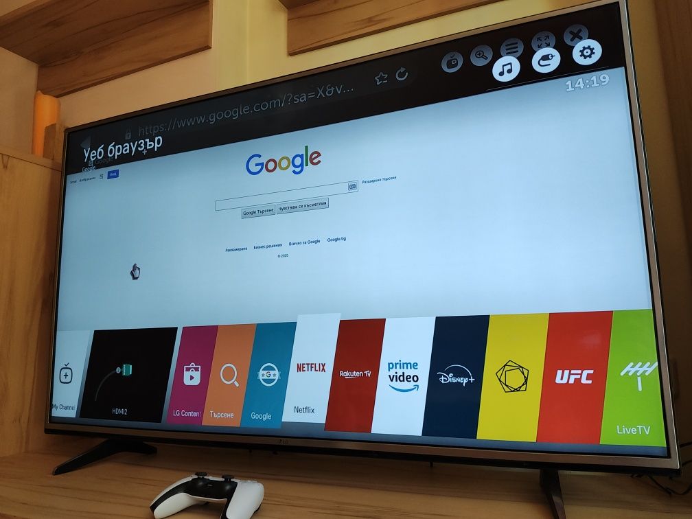 Телевизор LG 55UH615V /Смарт Тв/WebOS/4K/HDR PRO/Bluetooth/Wi-Fi/LED