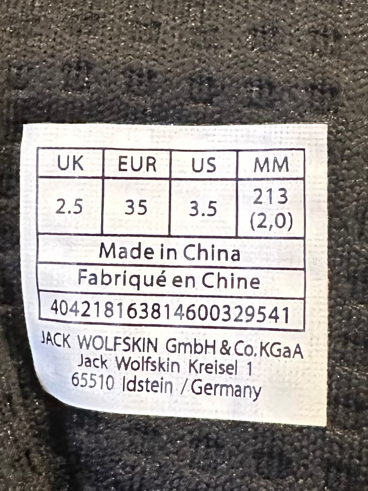 Обувки Jack  Wolfskin 35