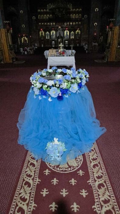 Decor botez pentru biserica