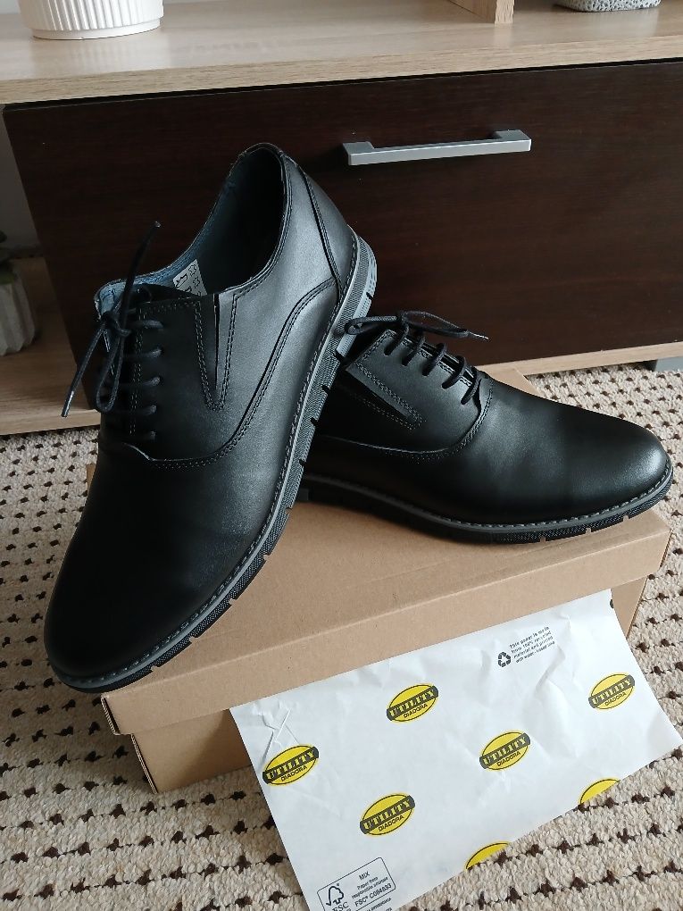 Pantofi casual barbati  NOI LA CUTIE piele naturala marimea 43