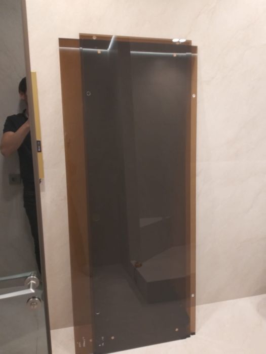 Стекло каленное бронзового цвета