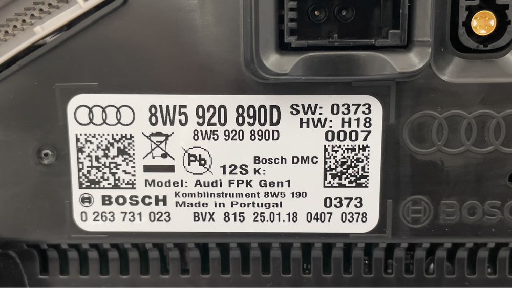 Километраж AUDI A4 A5 Q5 SQ5 8W5920890D