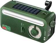 Преносимо радио, водоустойчиво аварийно AM/FM ,  аларма и LED фенерче