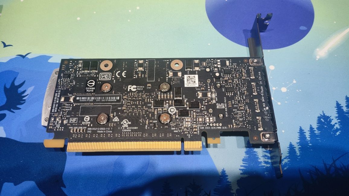 Видеокарта NVidia Quadro P1000 4gb GDDR5