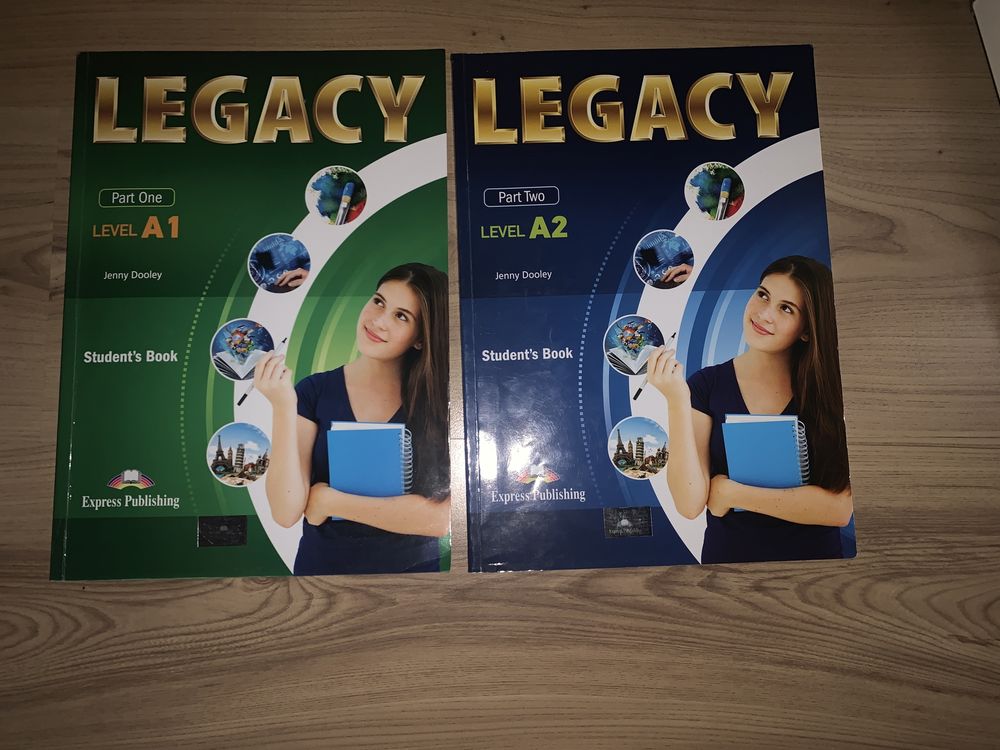 Учебници на Legacy и на Pearson - aнглийски език