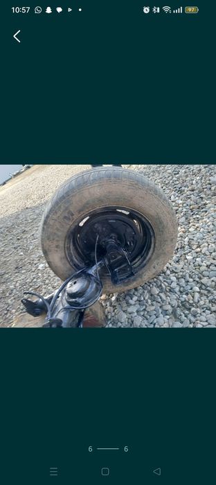 Vând punte/ axa remorca tractor / motocultor ATV