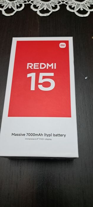 Vând telefon nou sigilat          Xiaomi redmi 15