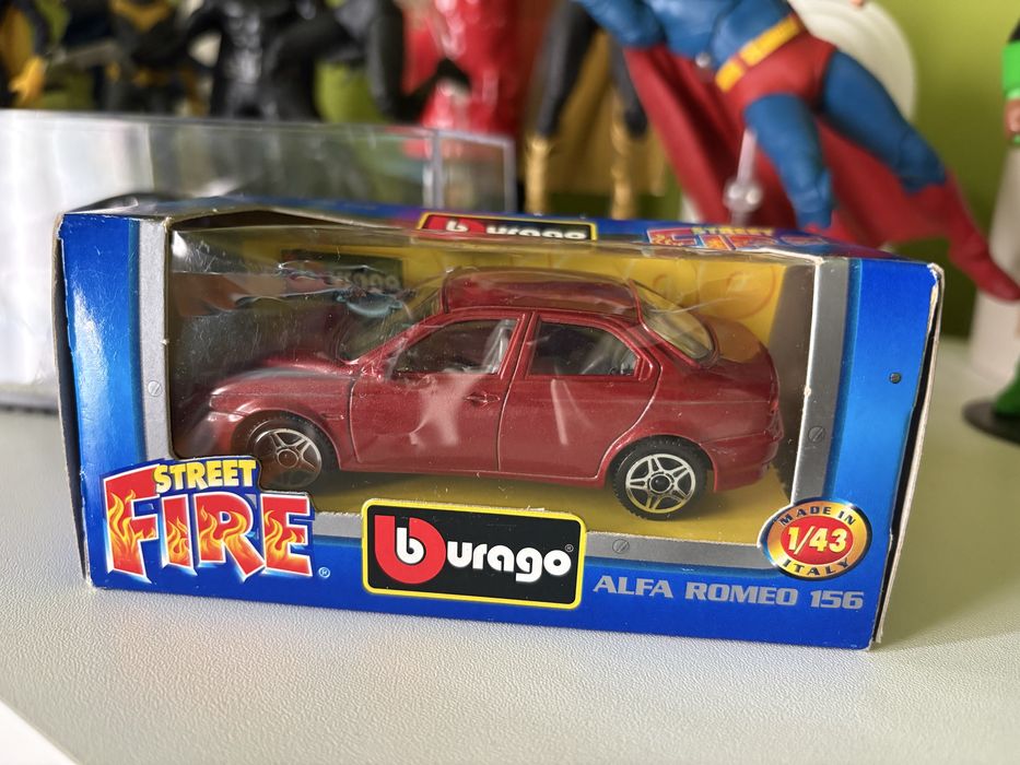 Macheta Alfa 156 Burago 1/43 Made in Italy 2005