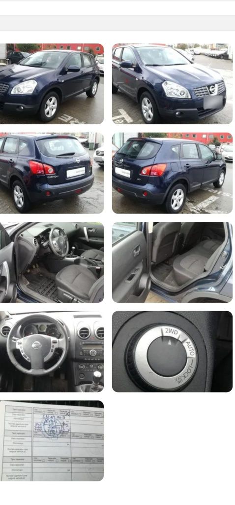 Nissan Qashqai 2.0 dci 150cp an 2008