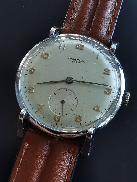 Ceas Universal Geneve Crab Lugs Anii'40 - 34,5 mm